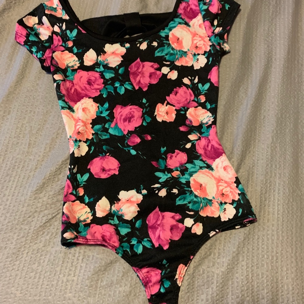 Flower body suit